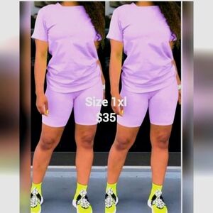 NEW SHORT SET PLUS SIZE 1XL